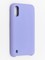 Накладка силиконовая Silicone Cover (без логотипа) для Samsung Galaxy A01 сиреневая