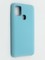 Накладка силиконовая Silicone Cover (без логотипа) для Samsung Galaxy A21S бирюзовая