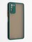 Накладка пластиковая с силиконовой окантовкой с защищенной камерой для Huawei Honor 10X Lite зеленая - фото 42234