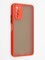 Накладка пластиковая с силиконовой окантовкой с защищенной камерой для Huawei Honor 10X Lite красная - фото 42235