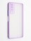 Накладка пластиковая с силиконовой окантовкой с защищенной камерой для Huawei P Smart 2021 сиреневая - фото 42243