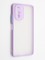 Накладка пластиковая с силиконовой окантовкой с защищенной камерой для Poco F3/Redmi K40 сиреневая - фото 42272