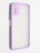 Накладка пластиковая с силиконовой окантовкой с защищенной камерой для Poco M3 сиреневая - фото 42275