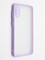 Накладка пластиковая с силиконовой окантовкой с защищенной камерой для Samsung Galaxy A02 сиреневая - фото 42280