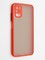 Накладка пластиковая с силиконовой окантовкой с защищенной камерой для Samsung Galaxy A03S 5G красная - фото 42283