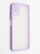 Накладка пластиковая с силиконовой окантовкой с защищенной камерой для Samsung Galaxy A03S 5G сиреневая