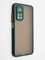 Накладка пластиковая с силиконовой окантовкой с защищенной камерой для Xiaomi Mi 10T зеленая - фото 42317