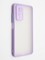 Накладка пластиковая с силиконовой окантовкой с защищенной камерой для Xiaomi Mi 10T сиреневая - фото 42320