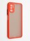 Накладка пластиковая с силиконовой окантовкой с защищенной камерой для Xiaomi Redmi Note 10 5G/Poco M3 Pro красная