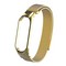 Металлический ремешок Y`Case для Xiaomi Mi band 5/6 золотистый - фото 45145