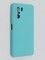 Накладка Silicone Cover (без логотипа, с защитой камеры) для Poco F3 бирюзовая - фото 45276