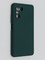 Накладка Silicone Cover (без логотипа, с защитой камеры) для Poco F3 зеленая - фото 45277