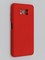Накладка Silicone Cover (без логотипа, с защитой камеры) для Poco X3/X3 Pro красная - фото 45294