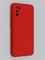 Накладка Silicone Cover (без логотипа, с защитой камеры) для Samsung Galaxy A02S красная - фото 45302