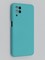 Накладка Silicone Cover (без логотипа, с защитой камеры) для Samsung Galaxy A12 бирюзовая