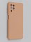 Накладка Silicone Cover (без логотипа, с защитой камеры) для Samsung Galaxy A22 4G пудровая - фото 45328