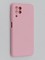 Накладка Silicone Cover (без логотипа, с защитой камеры) для Samsung Galaxy A22 4G розовая