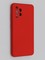 Накладка Silicone Cover (без логотипа, с защитой камеры) для Samsung Galaxy A32 4G красная