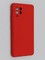 Накладка Silicone Cover (без логотипа, с защитой камеры) для Samsung Galaxy A42 красная