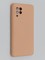 Накладка Silicone Cover (без логотипа, с защитой камеры) для Samsung Galaxy A42 пудровая - фото 45344