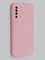Накладка Silicone Cover (без логотипа, с защитой камеры) для Samsung Galaxy A50 розовая - фото 45353