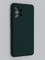 Накладка Silicone Cover (без логотипа, с защитой камеры) для Samsung Galaxy A52 зеленая