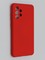 Накладка Silicone Cover (без логотипа, с защитой камеры) для Samsung Galaxy A52 красная