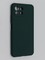 Накладка Silicone Cover (без логотипа, с защитой камеры) для Xiaomi Mi 11 Lite зеленая - фото 45373