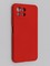 Накладка Silicone Cover (без логотипа, с защитой камеры) для Xiaomi Mi 11 Lite красная - фото 45374