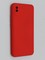 Накладка Silicone Cover (без логотипа, с защитой камеры) для Xiaomi Redmi 9A красная - фото 45382