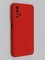 Накладка Silicone Cover (без логотипа, с защитой камеры) для Xiaomi Redmi 9T красная - фото 45398