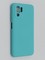 Накладка Silicone Cover (без логотипа, с защитой камеры) для Xiaomi Redmi Note 10 4G/Poco M5S бирюзовая - фото 45404