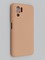 Накладка Silicone Cover (без логотипа, с защитой камеры) для Xiaomi Redmi Note 10 4G/Poco M5S пудровая - фото 45408