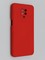 Накладка Silicone Cover (без логотипа, с защитой камеры) для Xiaomi Redmi Note 9 Pro/Note 9S красная - фото 45422