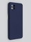 Накладка Silicone Cover (без логотипа, с защитой камеры) для Samsung Galaxy A03S синяя