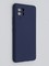 Накладка Silicone Cover (без логотипа, с защитой камеры) для Samsung Galaxy A32 4G синяя