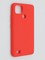 Накладка силиконовая Soft Touch ультратонкая для Realme C21 красная