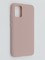 Накладка силиконовая Soft Touch ультратонкая для Samsung Galaxy A02S пудровая - фото 46218