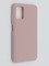 Накладка силиконовая Soft Touch ультратонкая для Samsung Galaxy A03S 4G пудровая