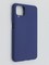 Накладка силиконовая Soft Touch ультратонкая для Samsung Galaxy A12 синяя - фото 46229