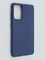 Накладка силиконовая Soft Touch ультратонкая для Samsung Galaxy A72 синяя - фото 46252