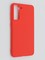 Накладка силиконовая Soft Touch ультратонкая для Samsung Galaxy S21FE красная