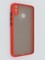 Накладка пластиковая с силиконовой окантовкой с защищенной камерой для Huawei Honor 8X красная - фото 46387