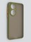 Накладка пластиковая с силиконовой окантовкой с защищенной камерой для Huawei P 50 хаки - фото 46402