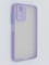 Накладка пластиковая с силиконовой окантовкой с защищенной камерой для Xiaomi Redmi 10 сиреневая - фото 46438