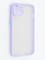 Накладка пластиковая с силиконовой окантовкой с защищенной камерой для iPhone 13 сиреневая - фото 46730