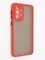 Накладка пластиковая с силиконовой окантовкой с защищенной камерой для Samsung Galaxy A33 5G красная