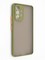 Накладка пластиковая с силиконовой окантовкой с защищенной камерой для Samsung Galaxy A53 5G хаки - фото 49186