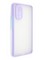 Накладка пластиковая с силиконовой окантовкой с защищенной камерой для Huawei Nova 8 сиреневая - фото 48602