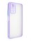 Накладка пластиковая с силиконовой окантовкой с защищенной камерой для Poco M4 Pro 5G сиреневая - фото 48623